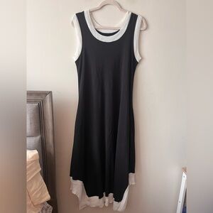 Planet by Lauren G Pima Cotton Asymmetrical Maxi Dress - 2